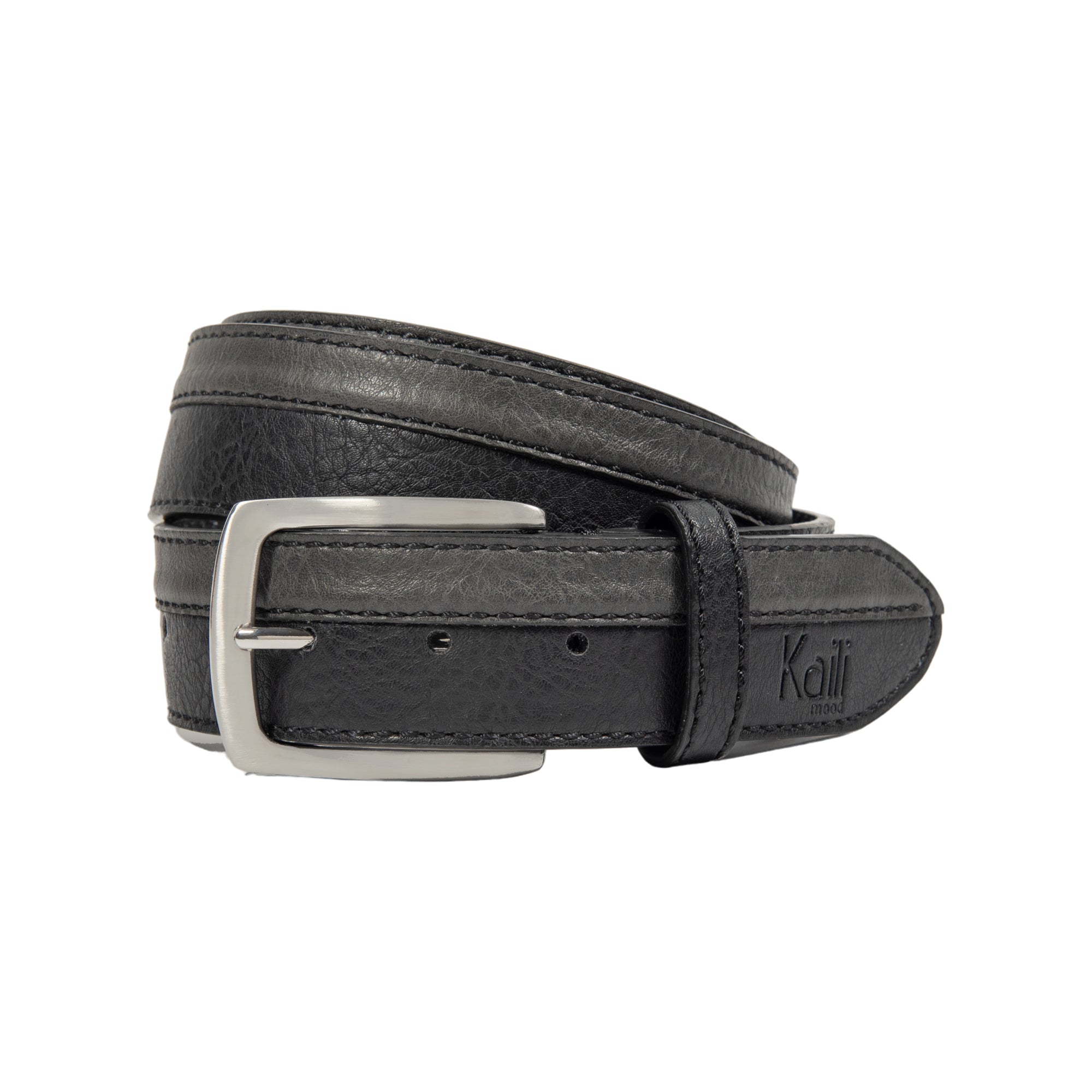 K4007AKB | Cintura Uomo Bicolore in Fodera Pelle Finitura in Pu.