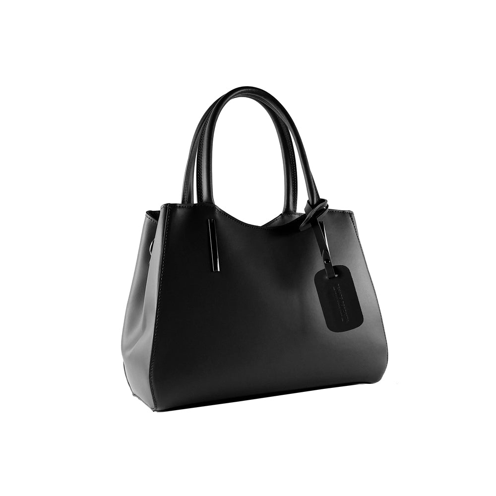 RB1004A | Borsa a Mano in Vera Pelle Made in Italy con Tracollina