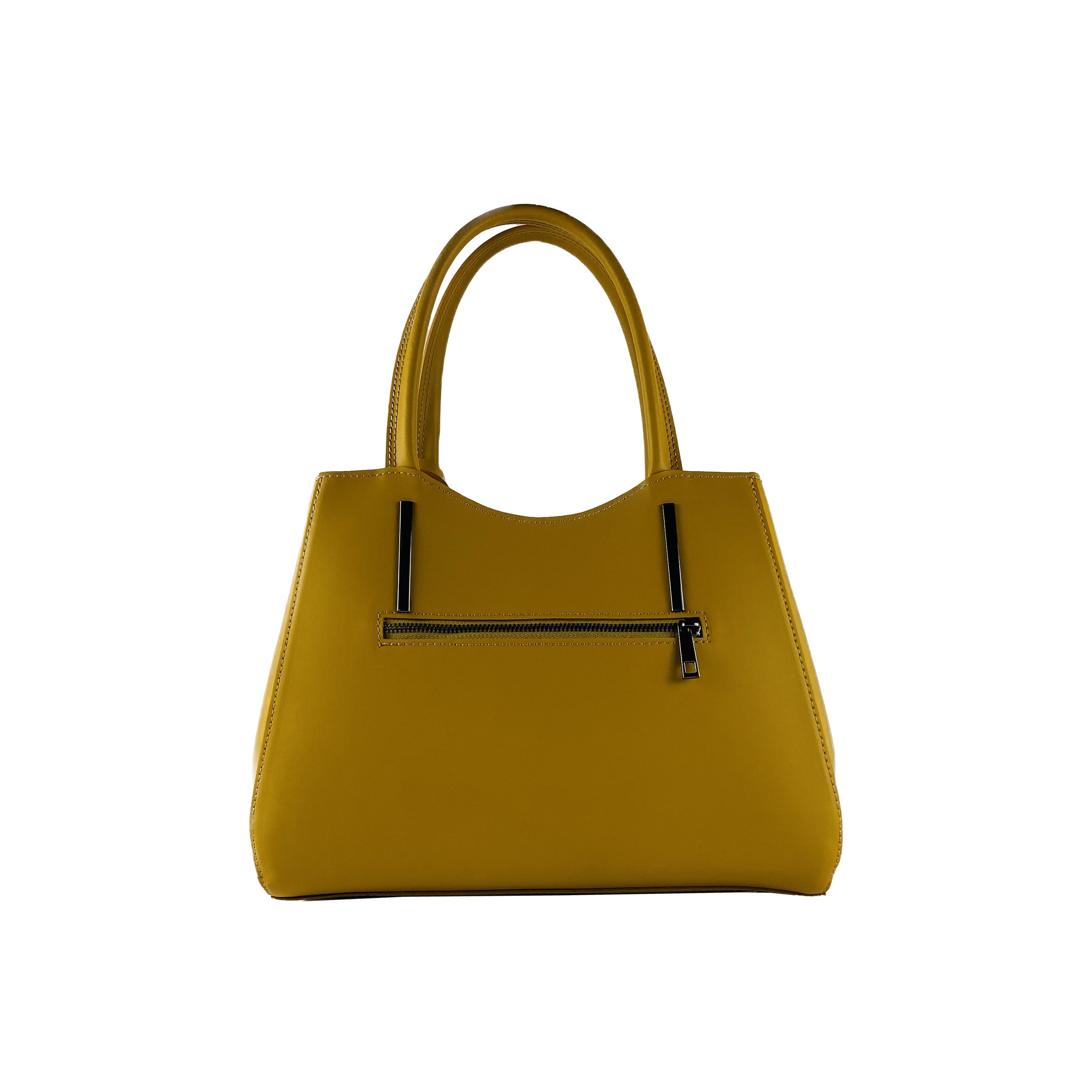 RB1004R | Borsa a Mano in Vera Pelle Made in Italy con Tracollina