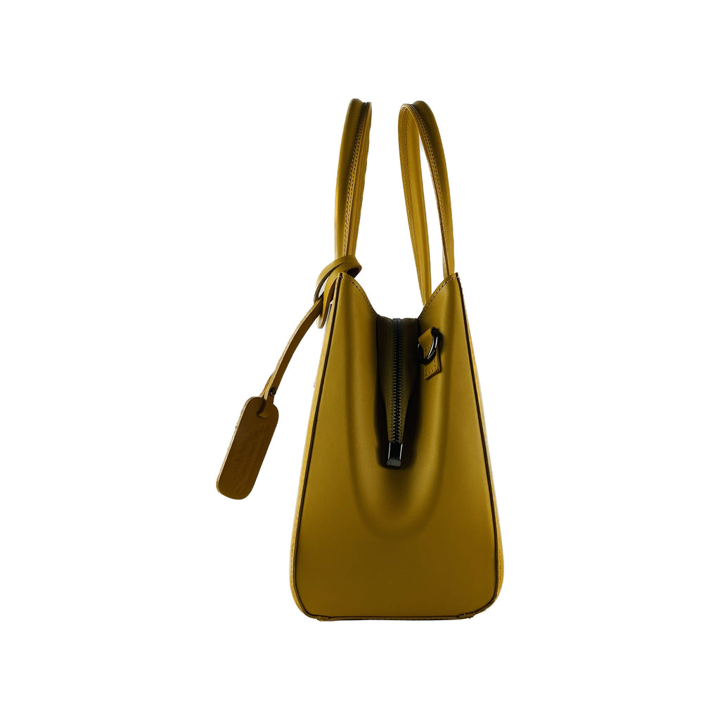 RB1004R | Borsa a Mano in Vera Pelle Made in Italy con Tracollina