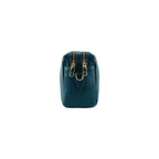RB1008E | Tracollina Donna Doppia Lampo in Vera Pelle Made in Italy.