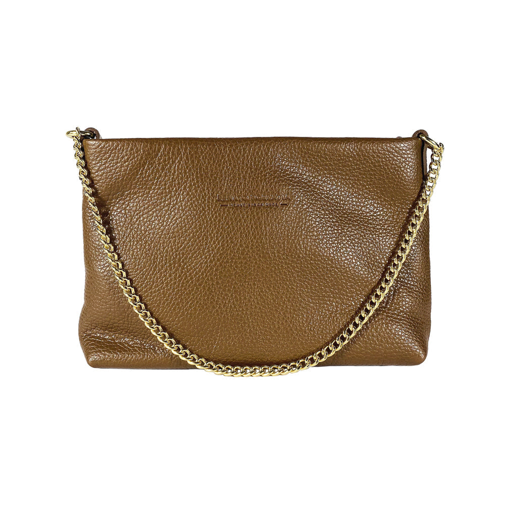 RB1012CK | Tracolla Piatta Donna in Vera Pelle Made in Italy con