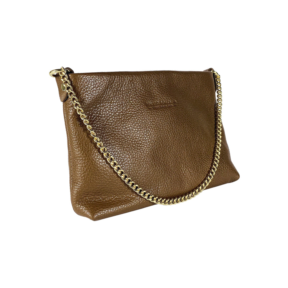 RB1012CK | Tracolla Piatta Donna in Vera Pelle Made in Italy con