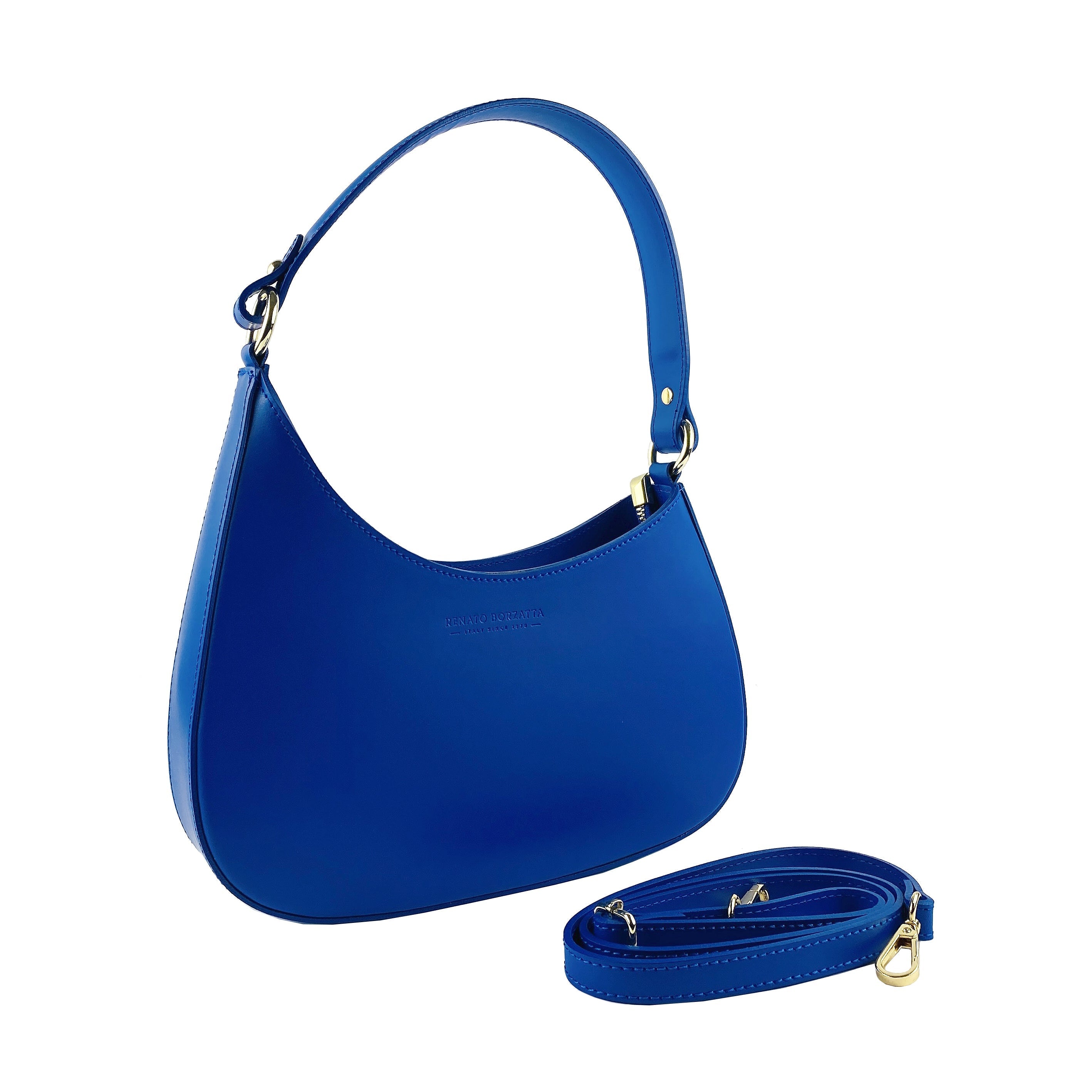 RB1013CH | Borsa Donna a spalla e Tracolla removibili in Vera Pelle