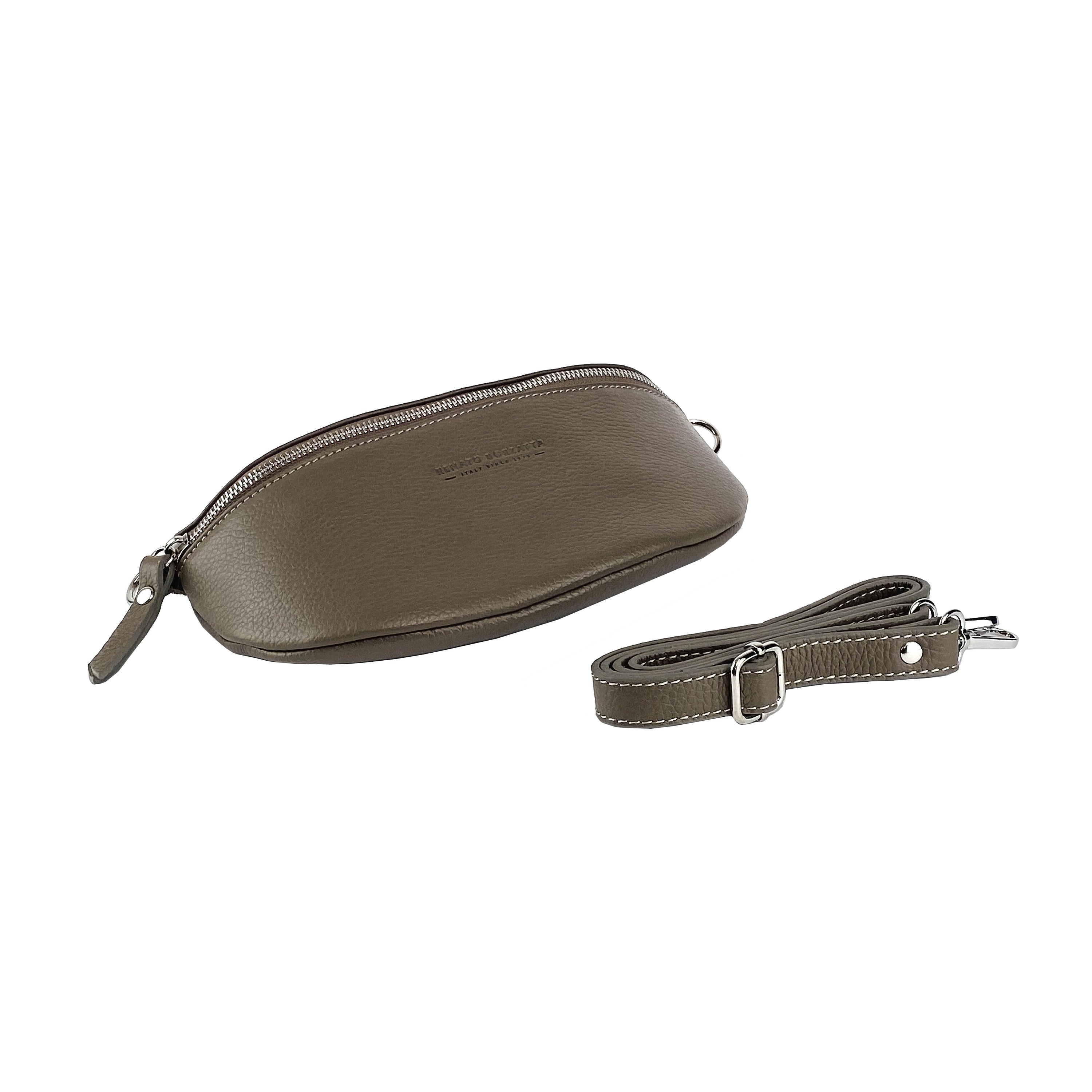 RB1015AQ | Marsupio con tracolla removibile in Vera Pelle Made in