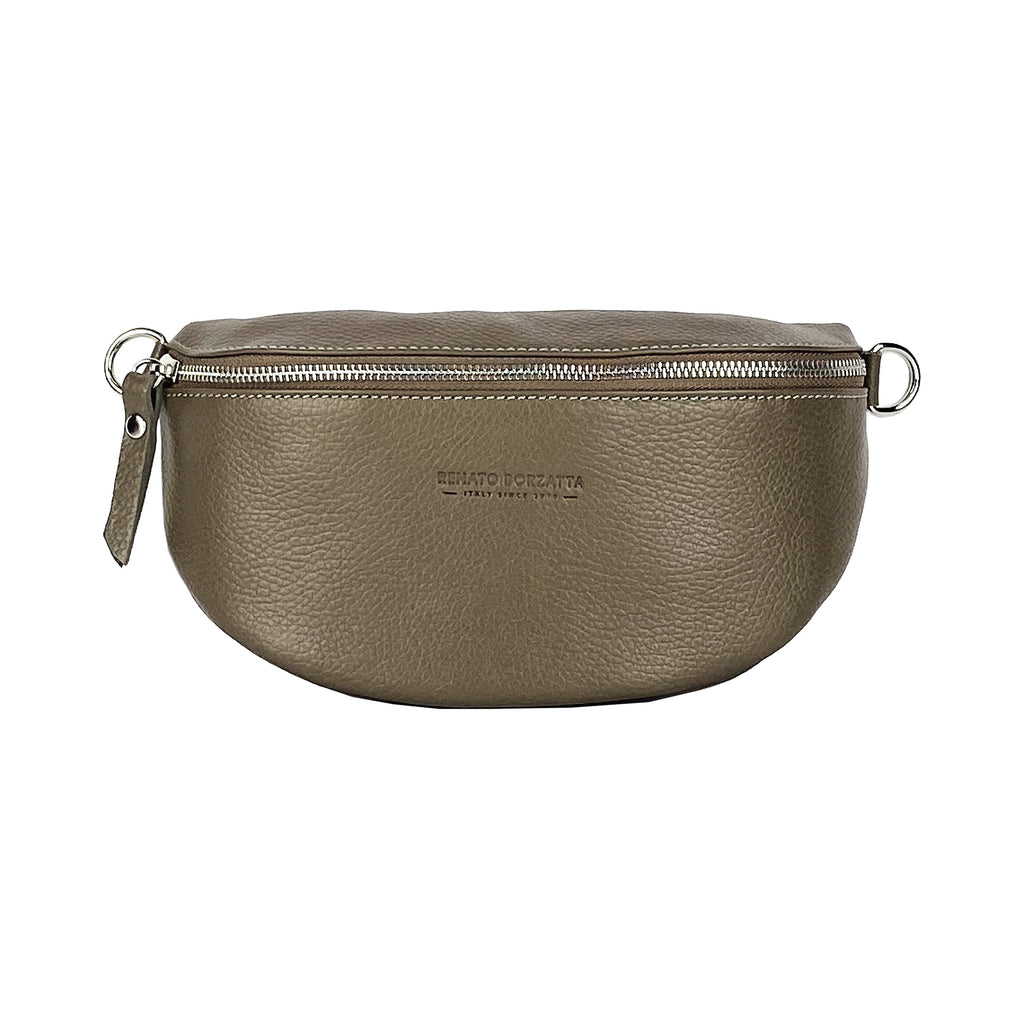 RB1015AQ | Marsupio con tracolla removibile in Vera Pelle Made in