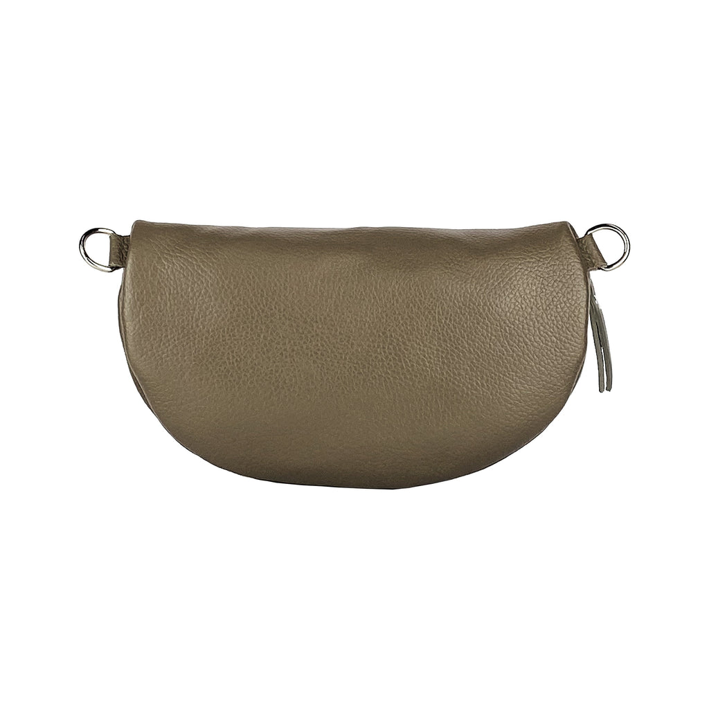 RB1015AQ | Marsupio con tracolla removibile in Vera Pelle Made in