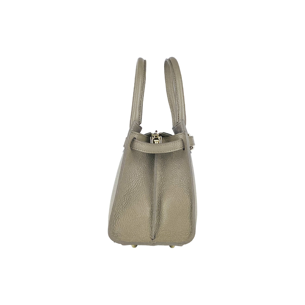 RB1016AQ | Borsa Donna a Mano in Vera Pelle Made in Italy con tracolla