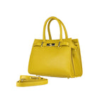 RB1016AR | Borsa Donna a Mano in Vera Pelle Made in Italy con tracolla
