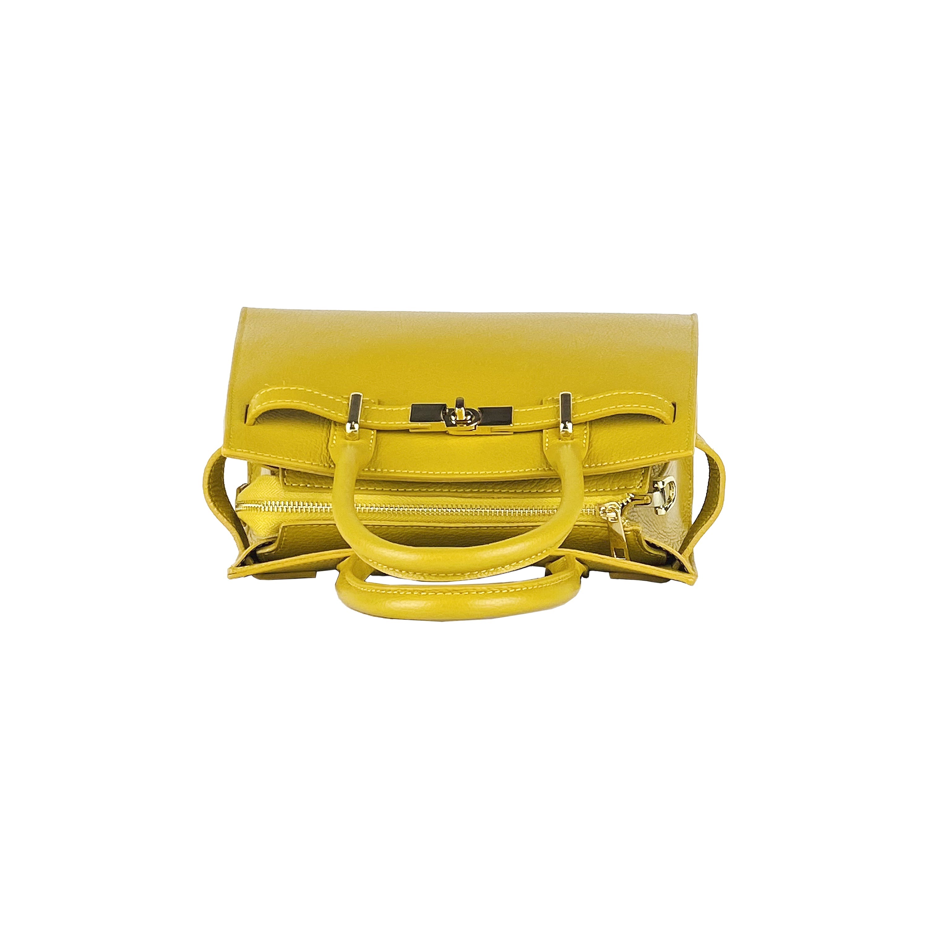 RB1016AR | Borsa Donna a Mano in Vera Pelle Made in Italy con tracolla