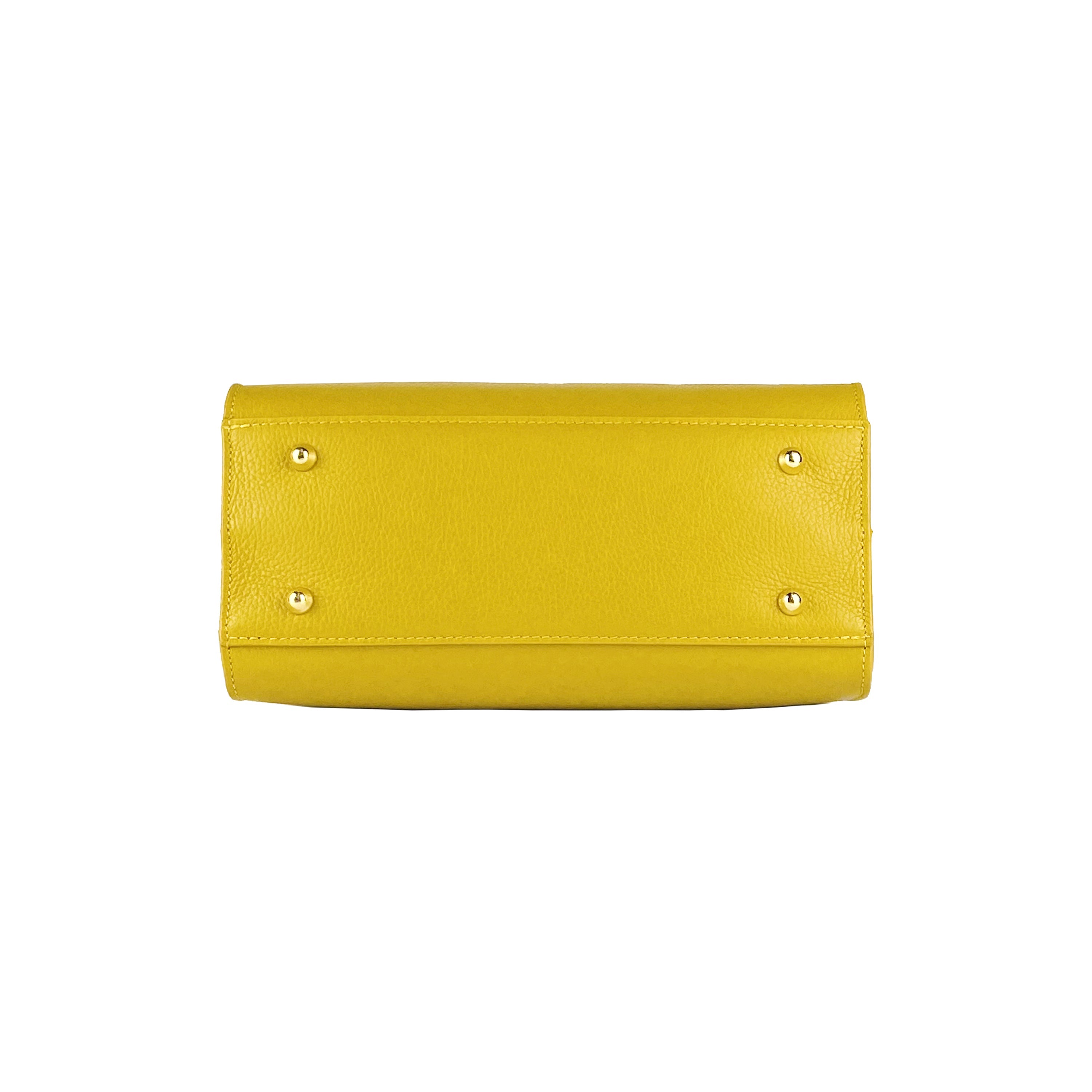 RB1016AR | Borsa Donna a Mano in Vera Pelle Made in Italy con tracolla