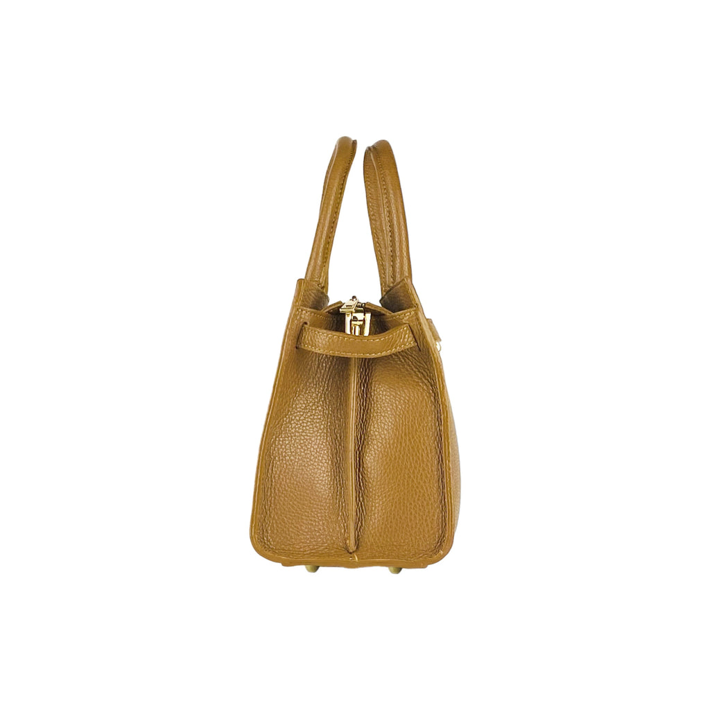 RB1016S | Borsa Donna a Mano in Vera Pelle Made in Italy con tracolla