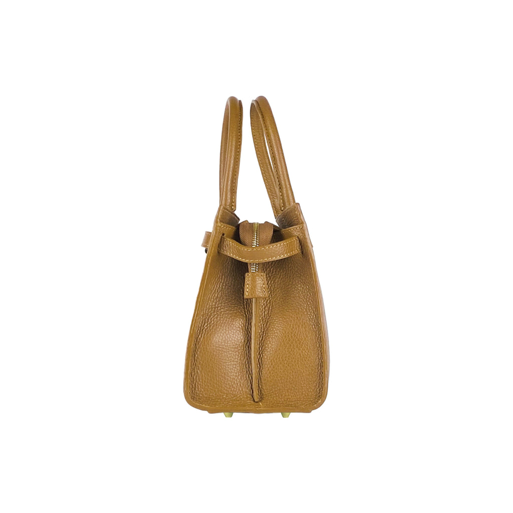 RB1016S | Borsa Donna a Mano in Vera Pelle Made in Italy con tracolla
