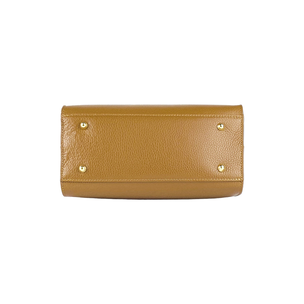 RB1016S | Borsa Donna a Mano in Vera Pelle Made in Italy con tracolla