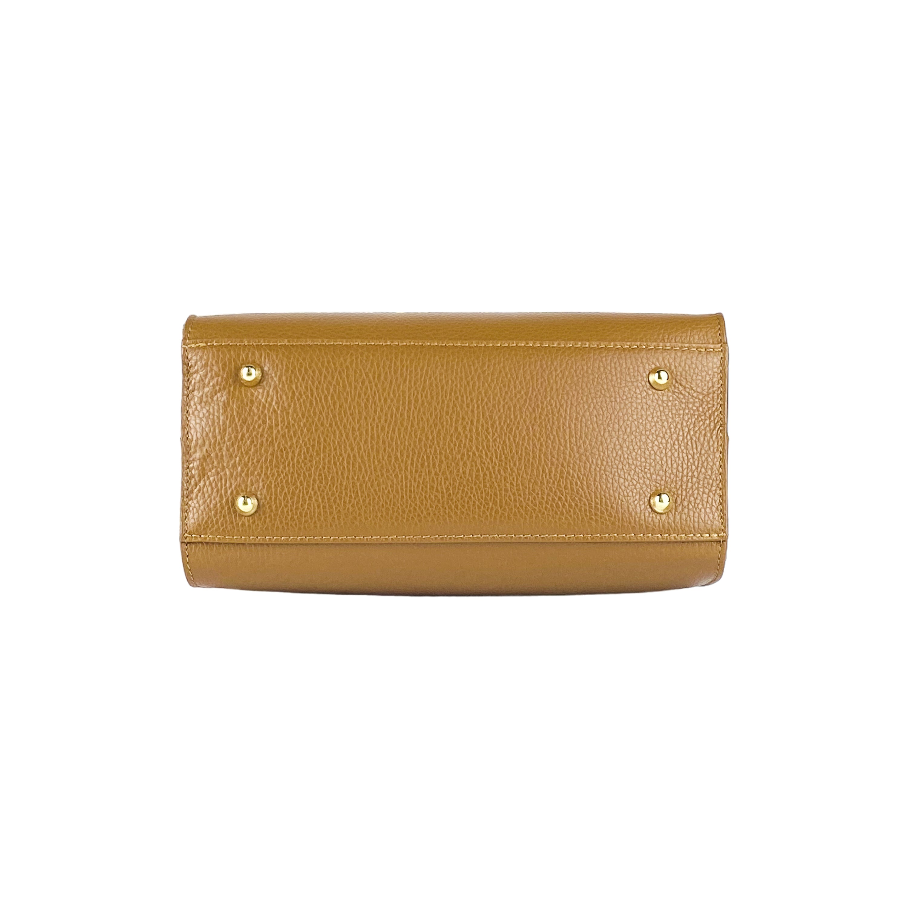 RB1016S | Borsa Donna a Mano in Vera Pelle Made in Italy con tracolla