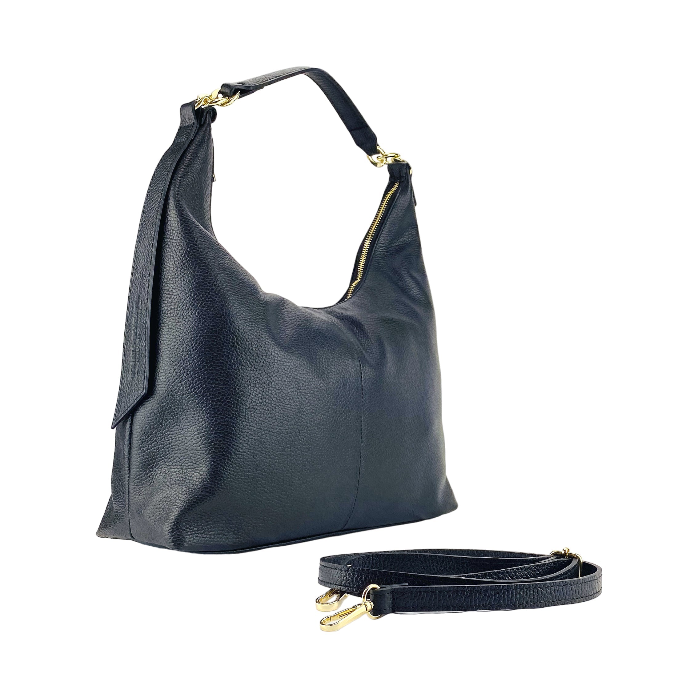 RB1017A | Borsa Donna a spalla Morbida in Vera Pelle Made in Italy con
