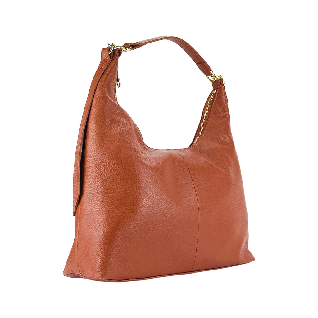 RB1017AM | Borsa Donna a spalla Morbida in Vera Pelle Made in Italy