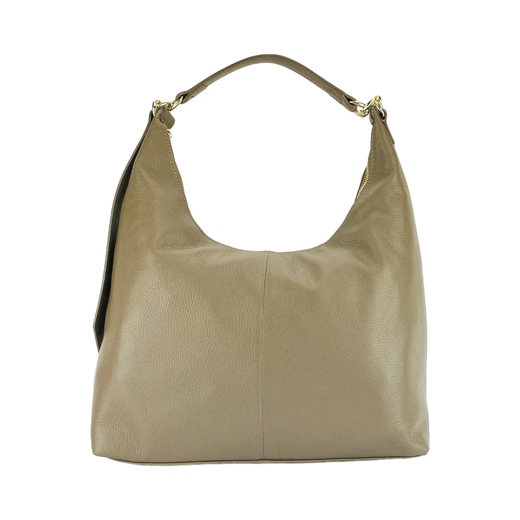 RB1017AQ | Borsa Donna a spalla Morbida in Vera Pelle Made in Italy