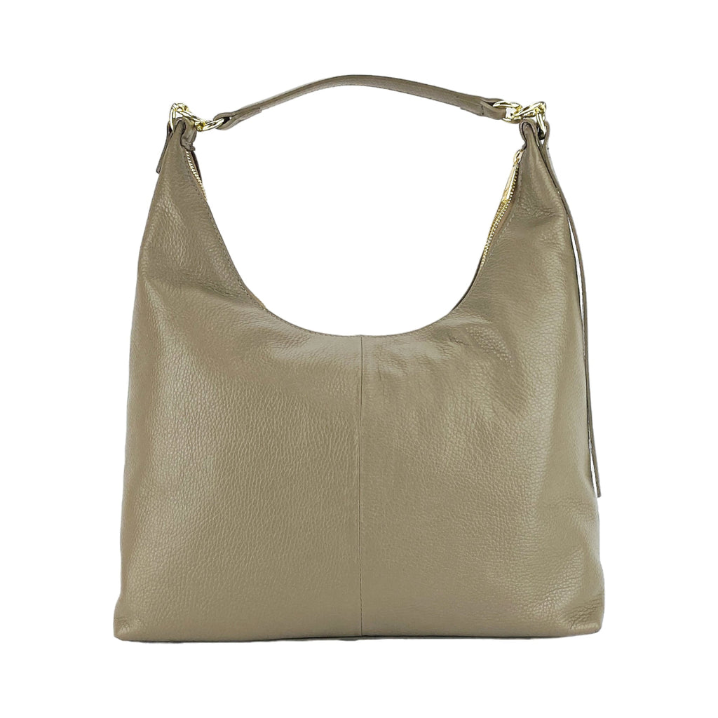 RB1017AQ | Borsa Donna a spalla Morbida in Vera Pelle Made in Italy