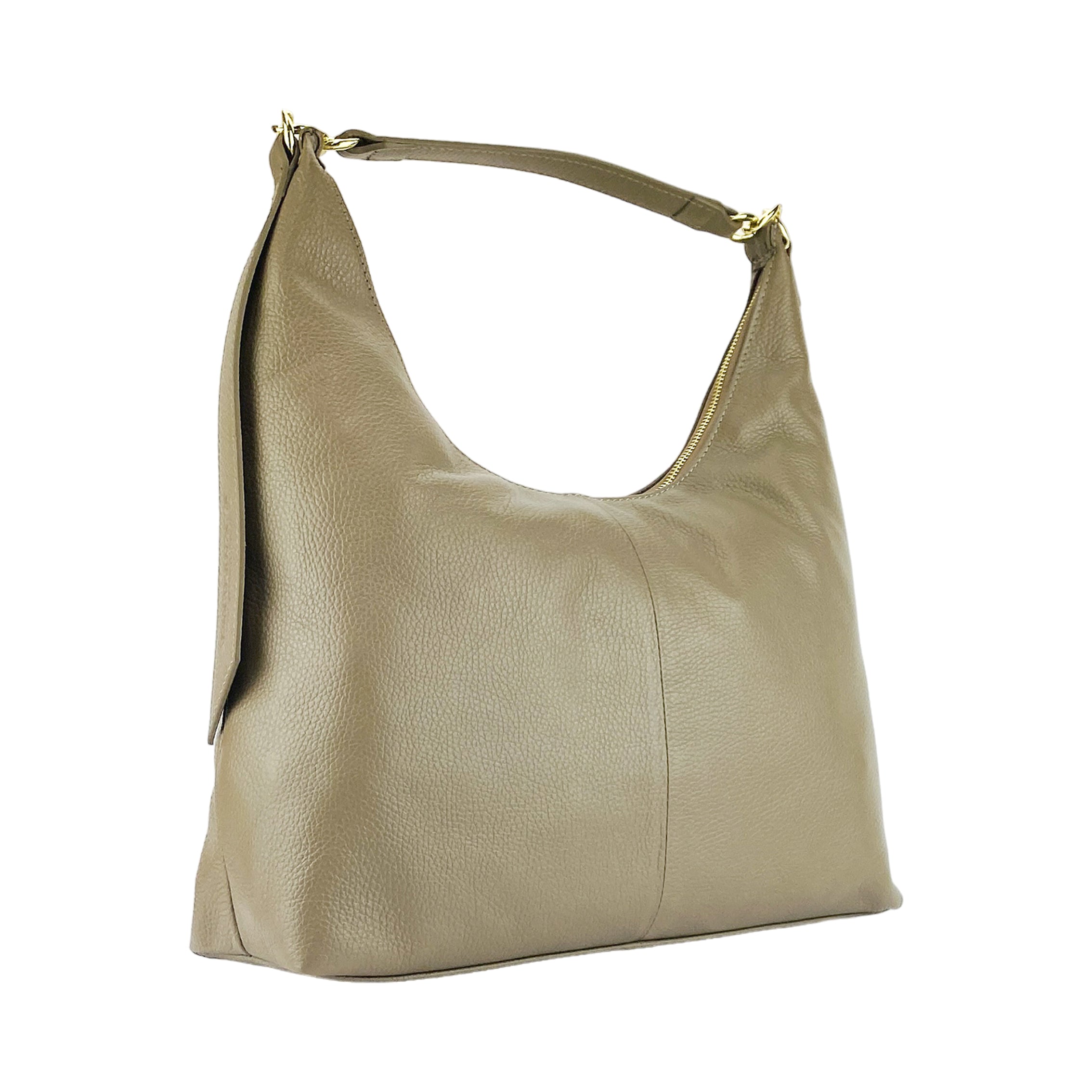 RB1017AQ | Borsa Donna a spalla Morbida in Vera Pelle Made in Italy