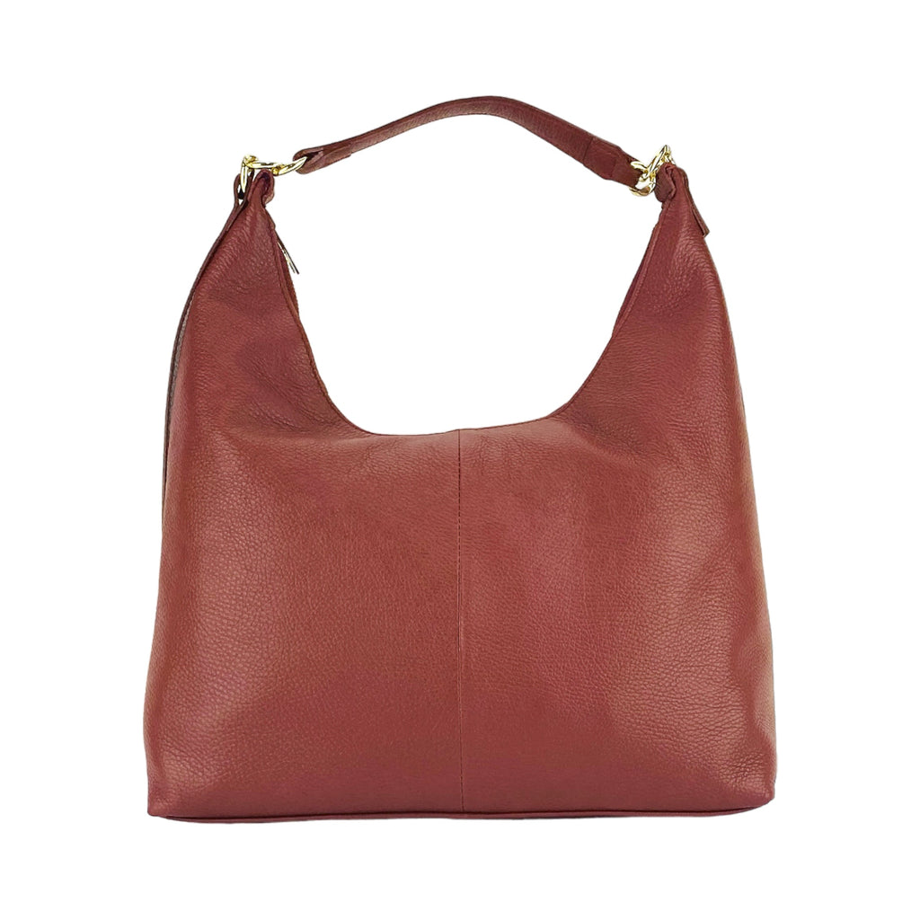 RB1017Q | Borsa Donna a spalla Morbida in Vera Pelle Made in Italy con