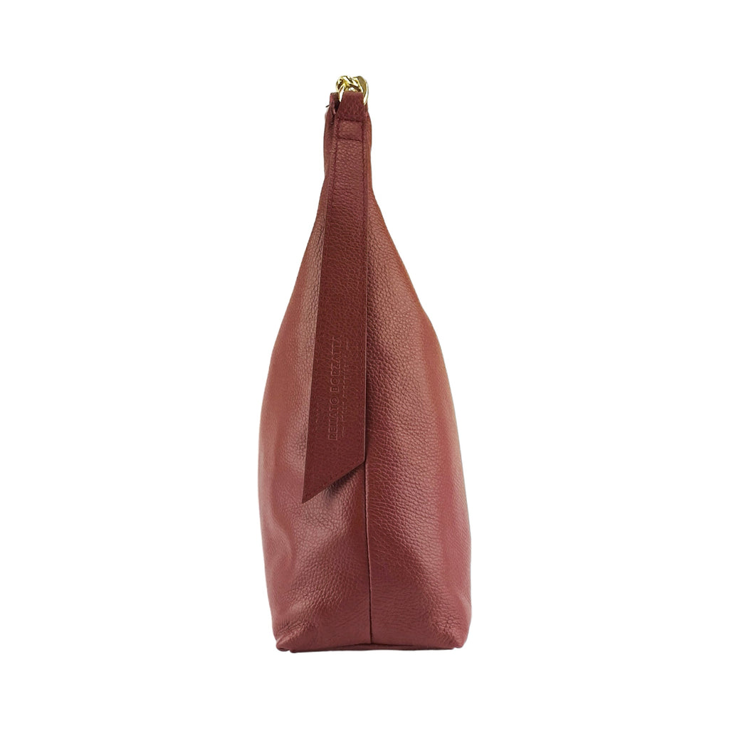 RB1017Q | Borsa Donna a spalla Morbida in Vera Pelle Made in Italy con