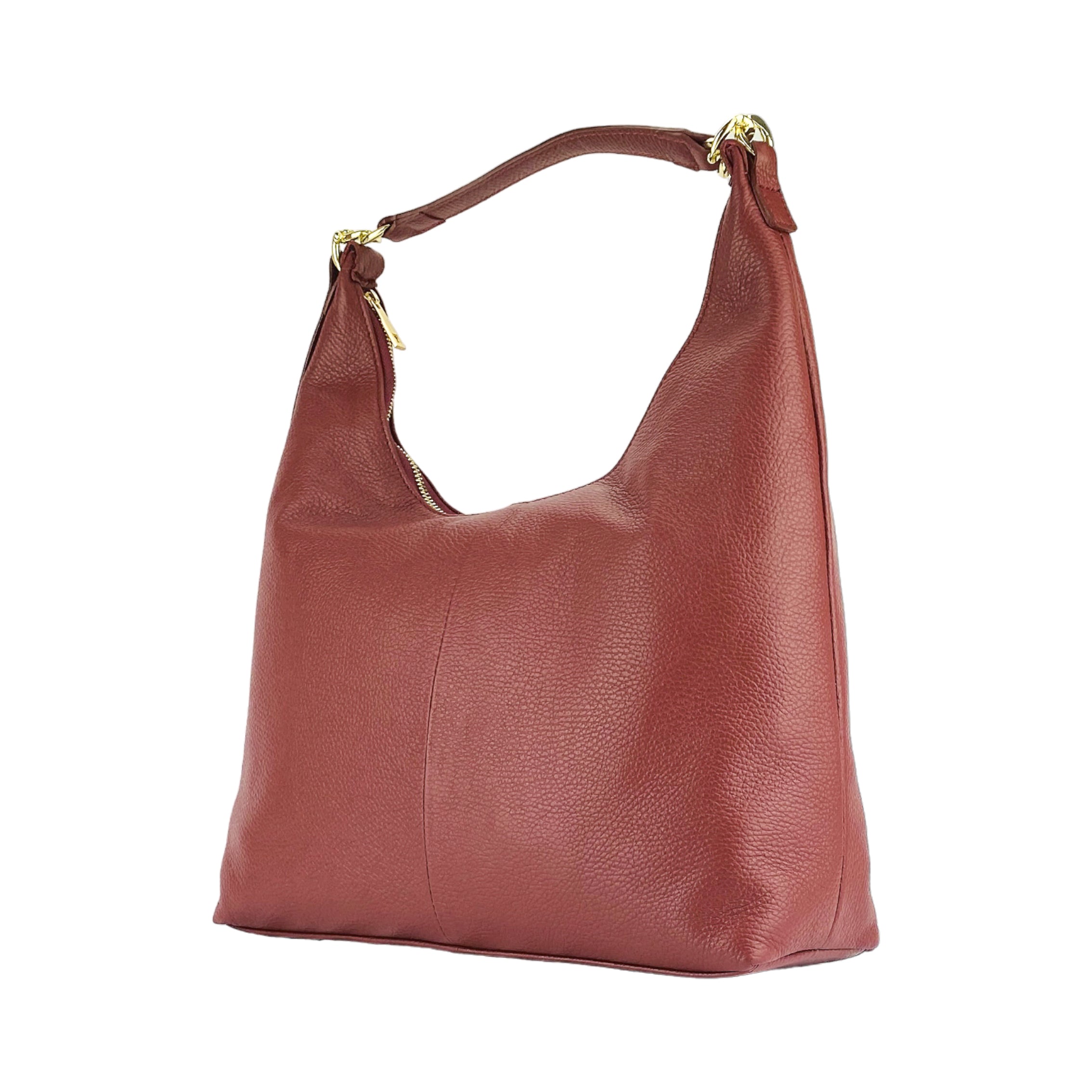 RB1017Q | Borsa Donna a spalla Morbida in Vera Pelle Made in Italy con