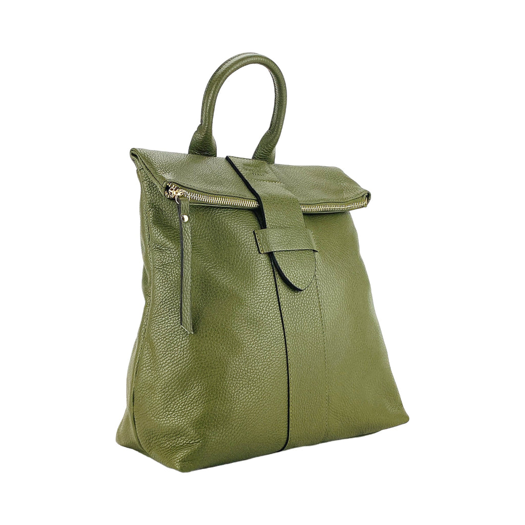 RB1021E | Zaino Donna Morbido in Vera Pelle Made in Italy con