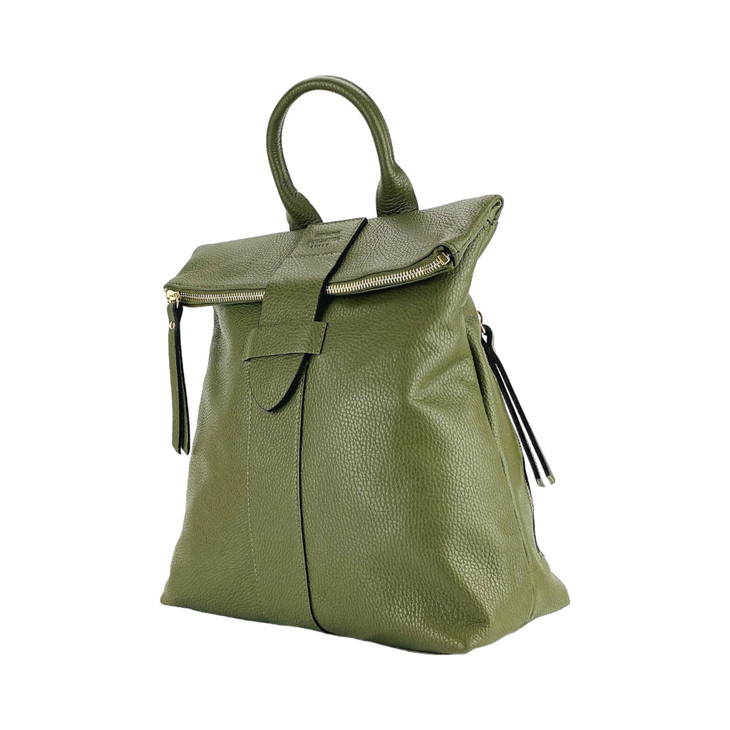 RB1021E | Zaino Donna Morbido in Vera Pelle Made in Italy con