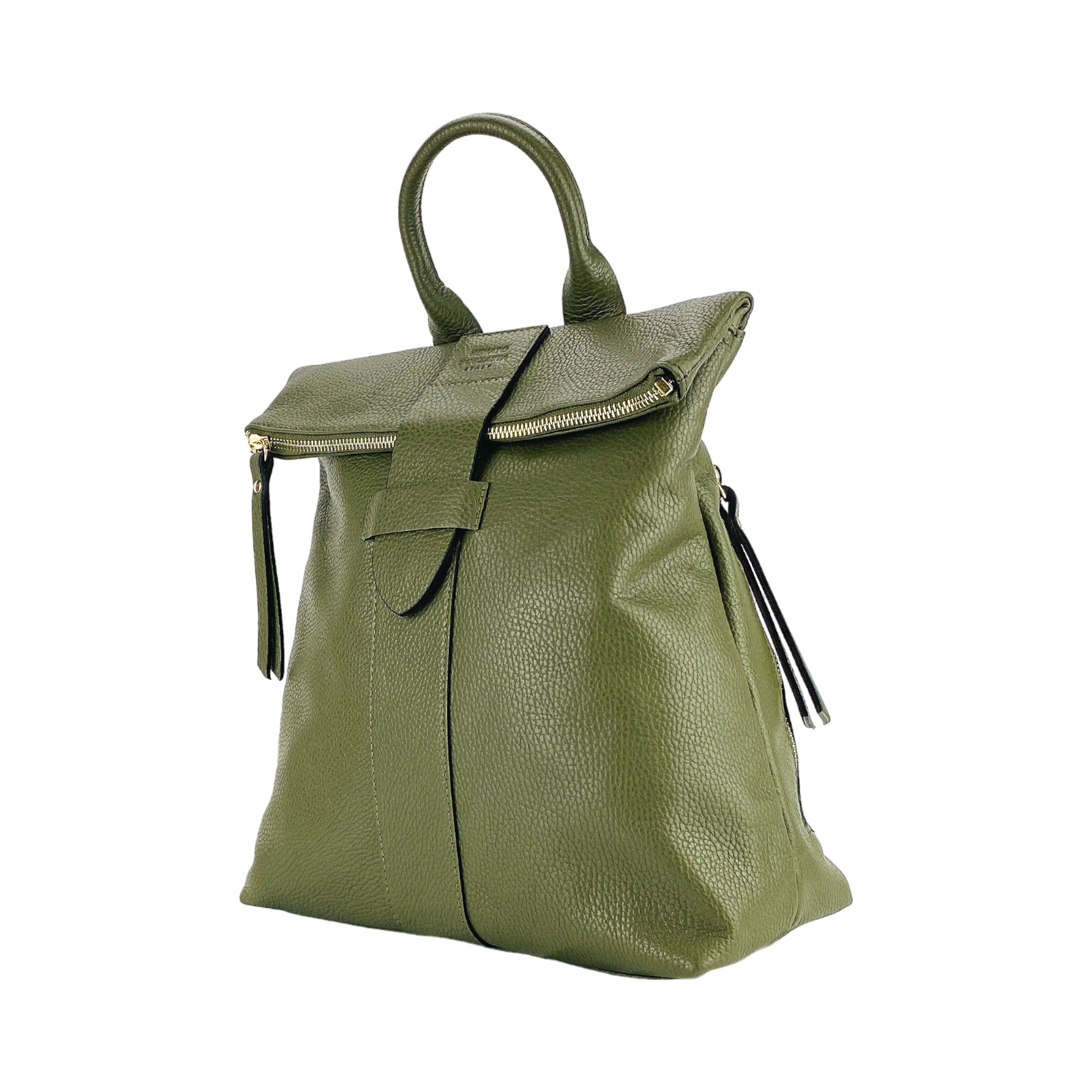 RB1021E | Zaino Donna Morbido in Vera Pelle Made in Italy con