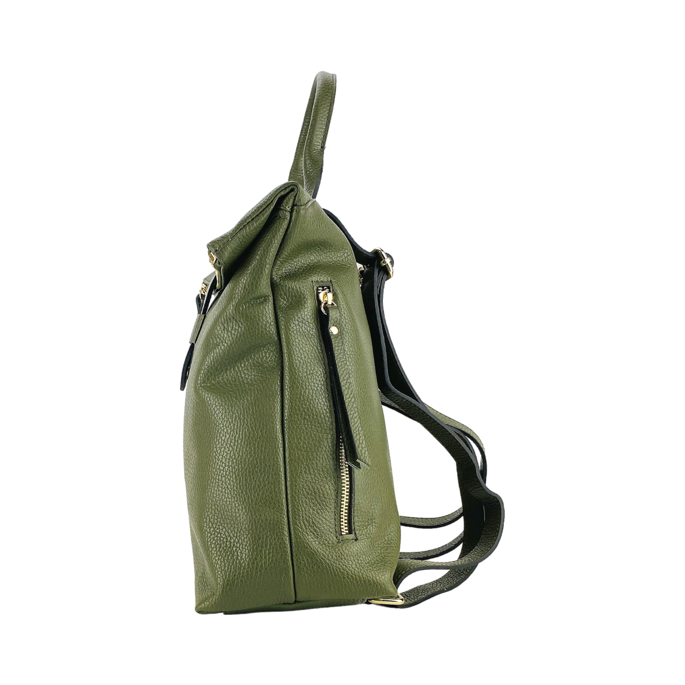 RB1021E | Zaino Donna Morbido in Vera Pelle Made in Italy con