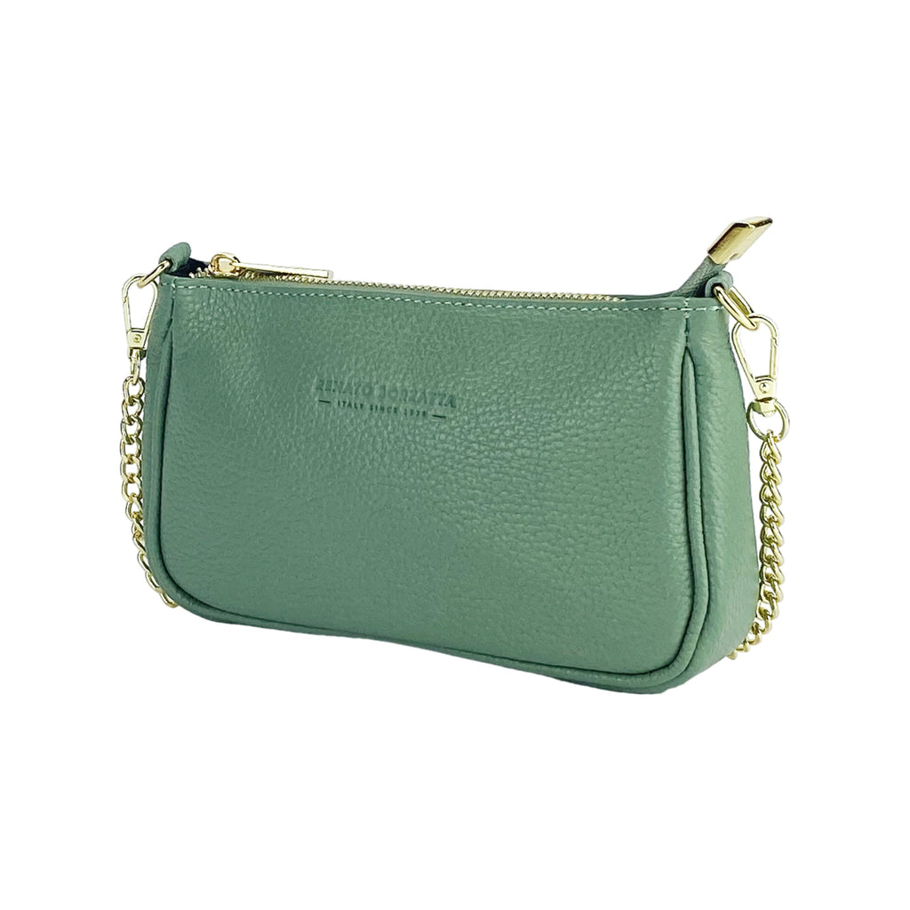 RB1022BF | Borsa Piccola in Vera Pelle Made in Italy con Tracolla a