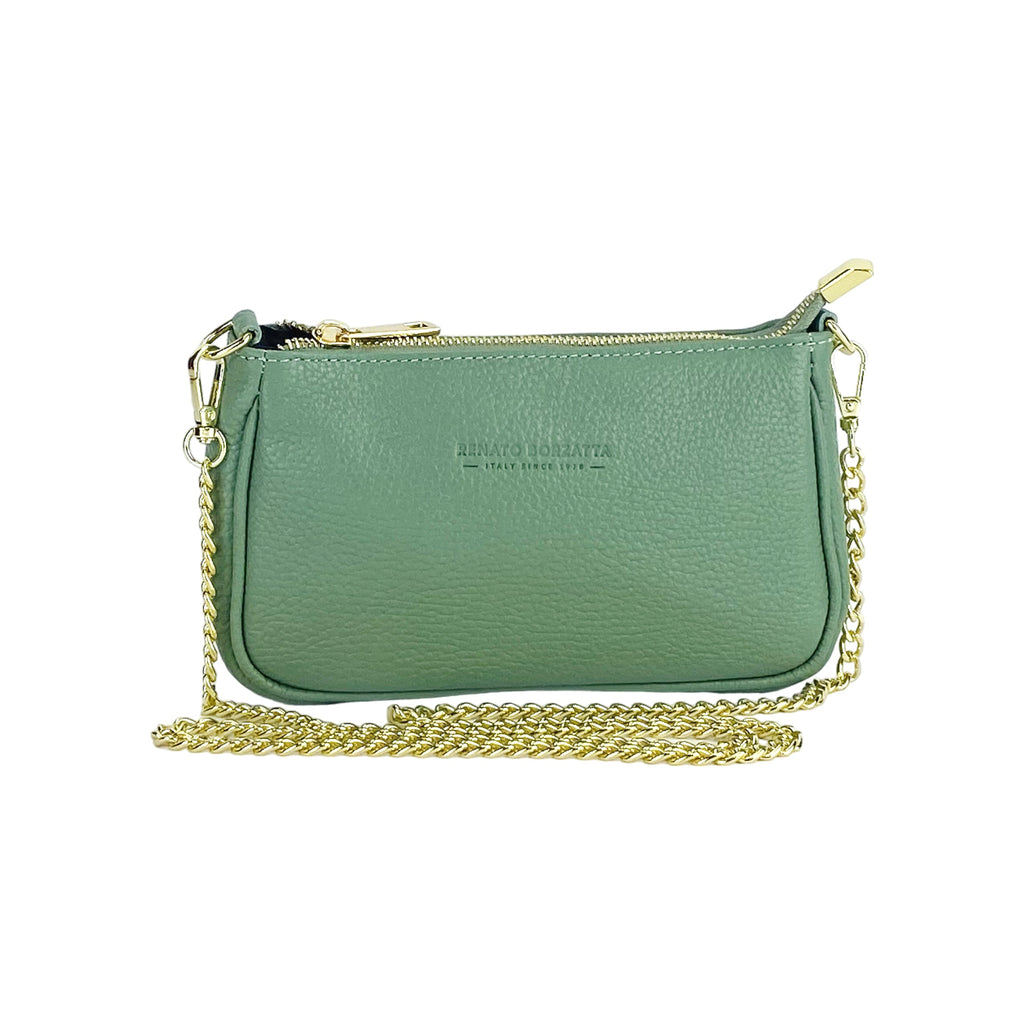 RB1022BF | Borsa Piccola in Vera Pelle Made in Italy con Tracolla a