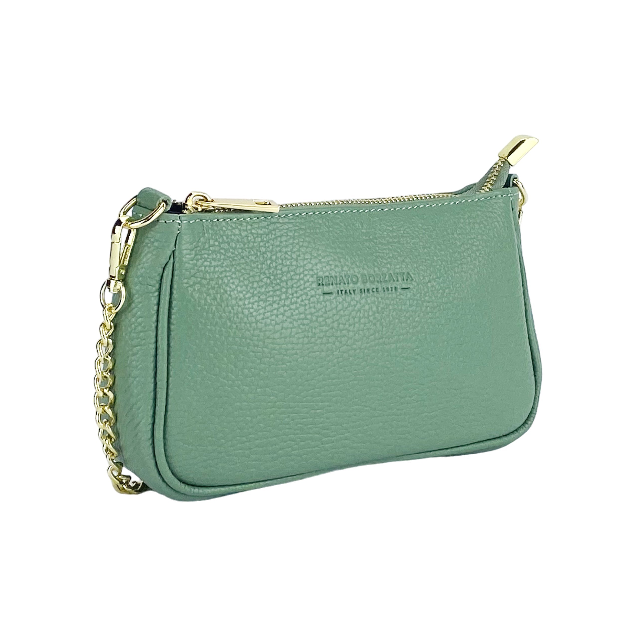 RB1022BF | Borsa Piccola in Vera Pelle Made in Italy con Tracolla a