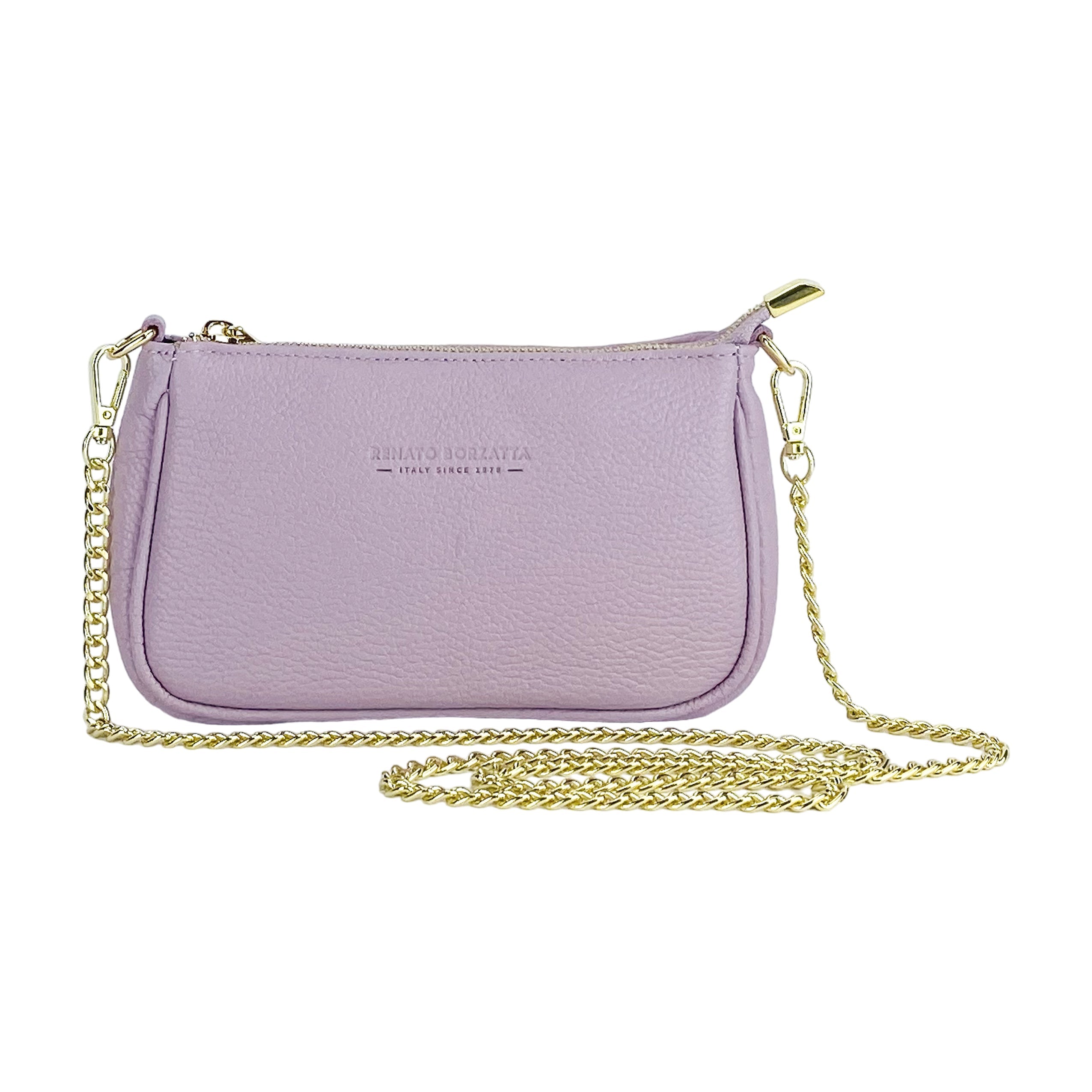 RB1022CI | Borsa Piccola in Vera Pelle Made in Italy con Tracolla a