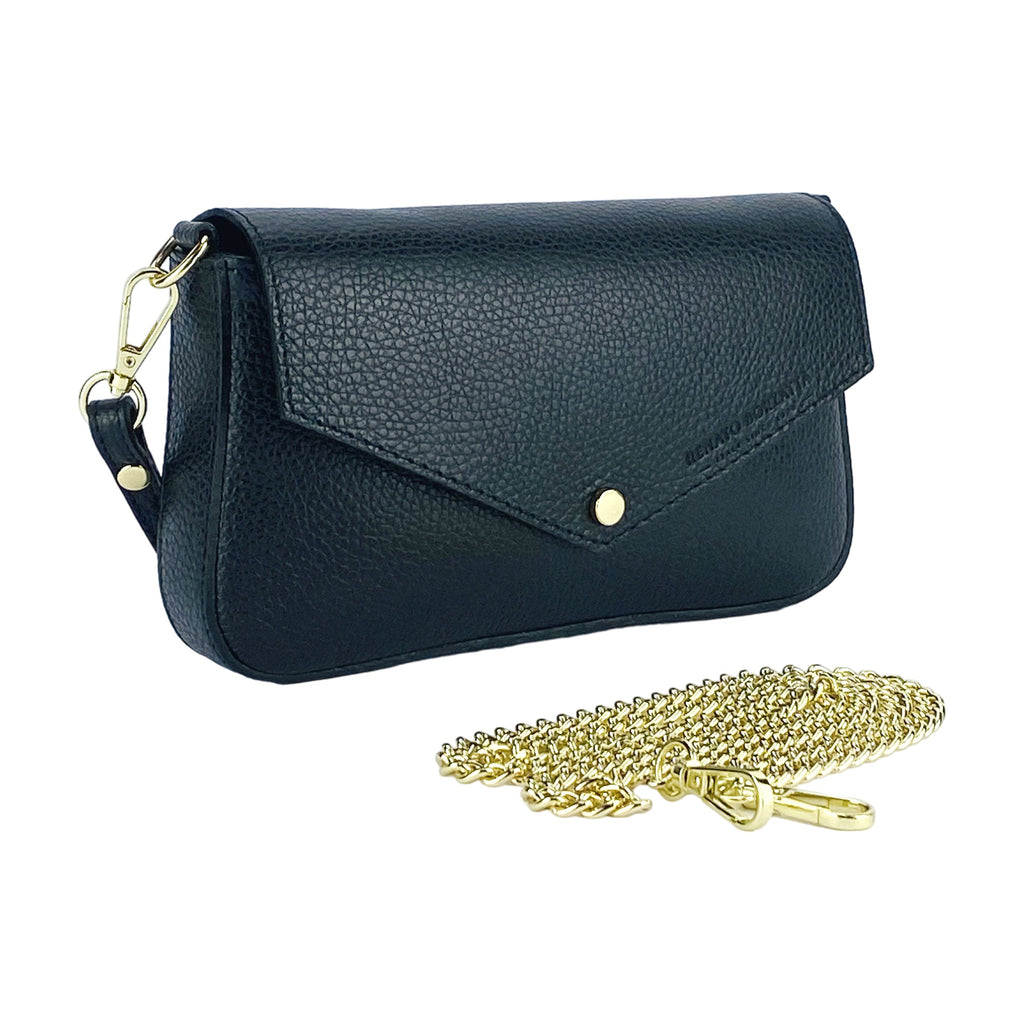RB1023A | Borsa piccola a Spalla con Tracolla a catena removibile in