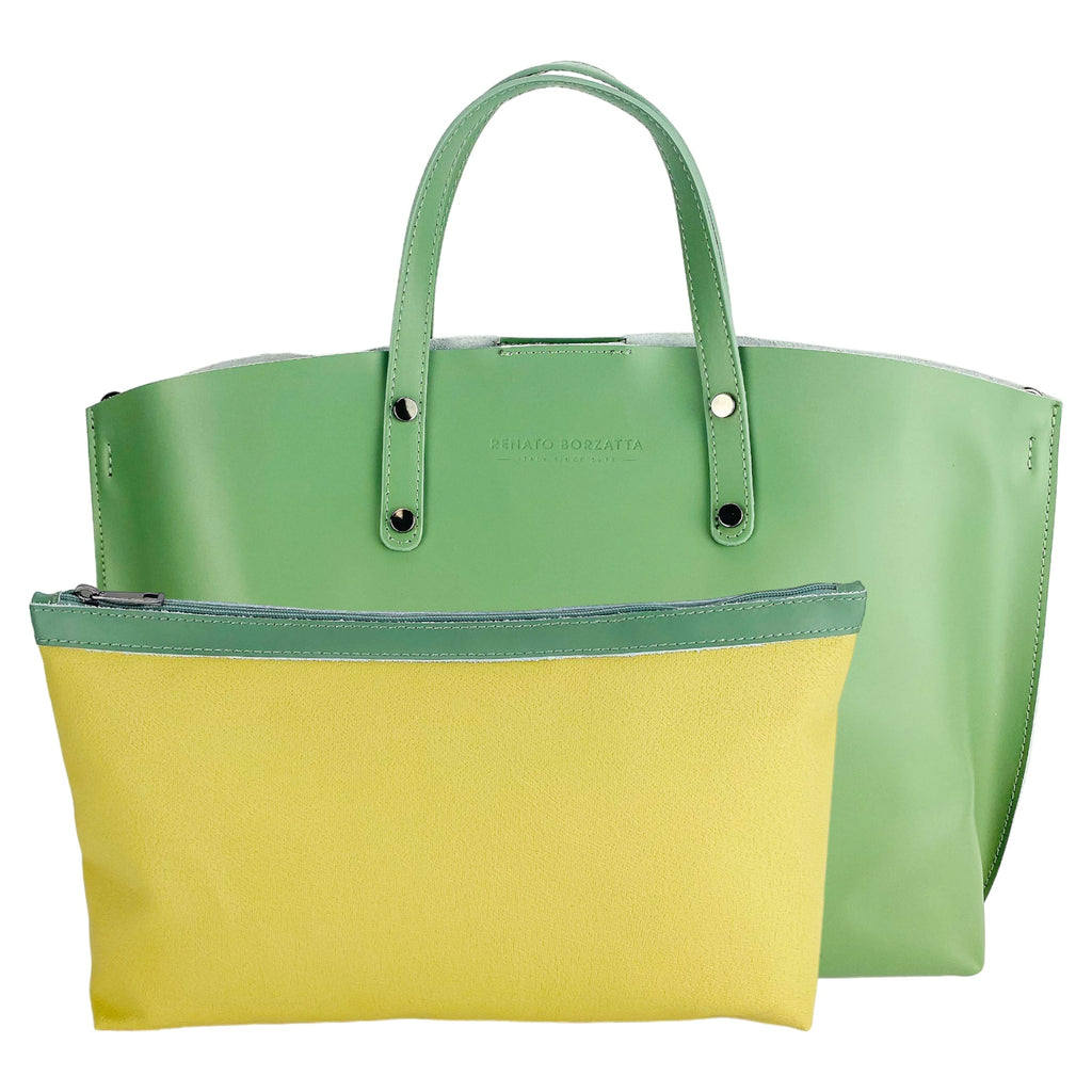 RB1024BF  | Borsa Donna a Mano in Vera Pelle Made in Italy con