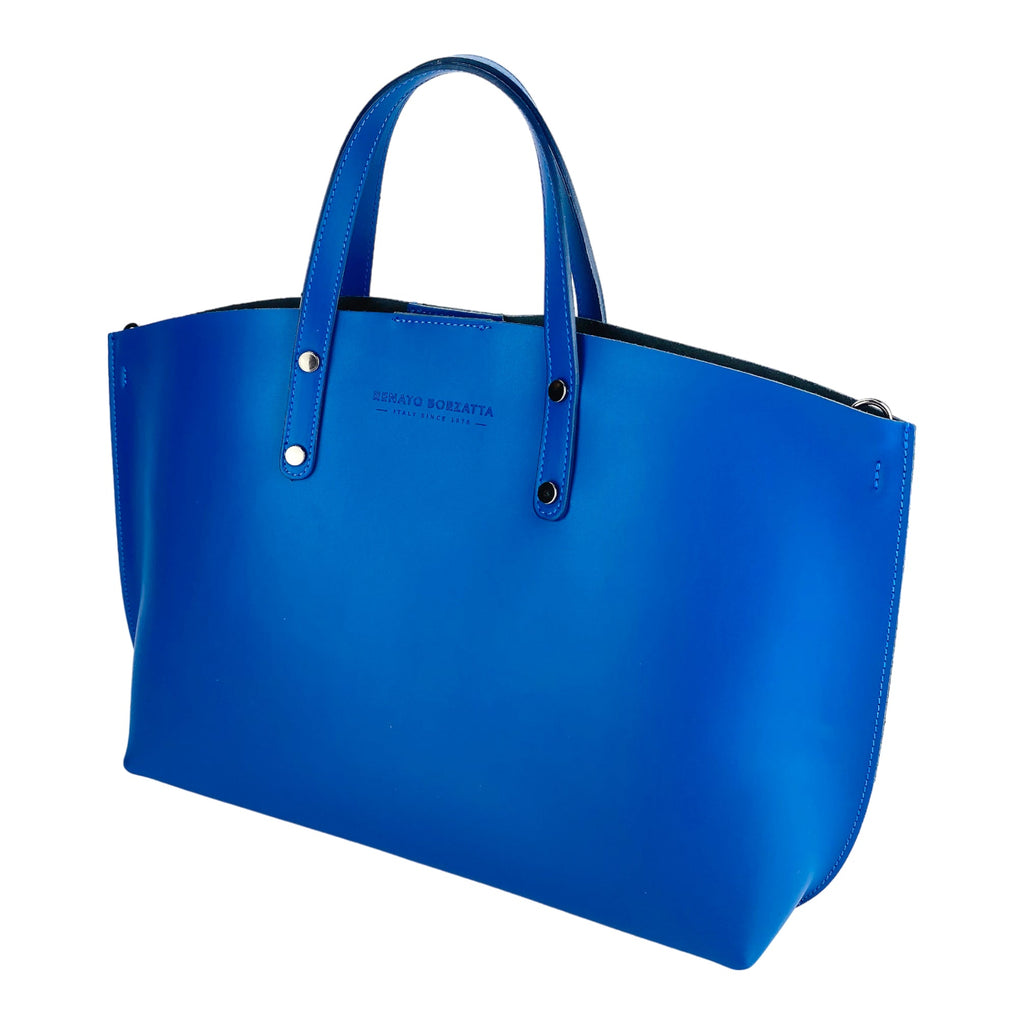 RB1024CH  | Borsa Donna a Mano in Vera Pelle Made in Italy con