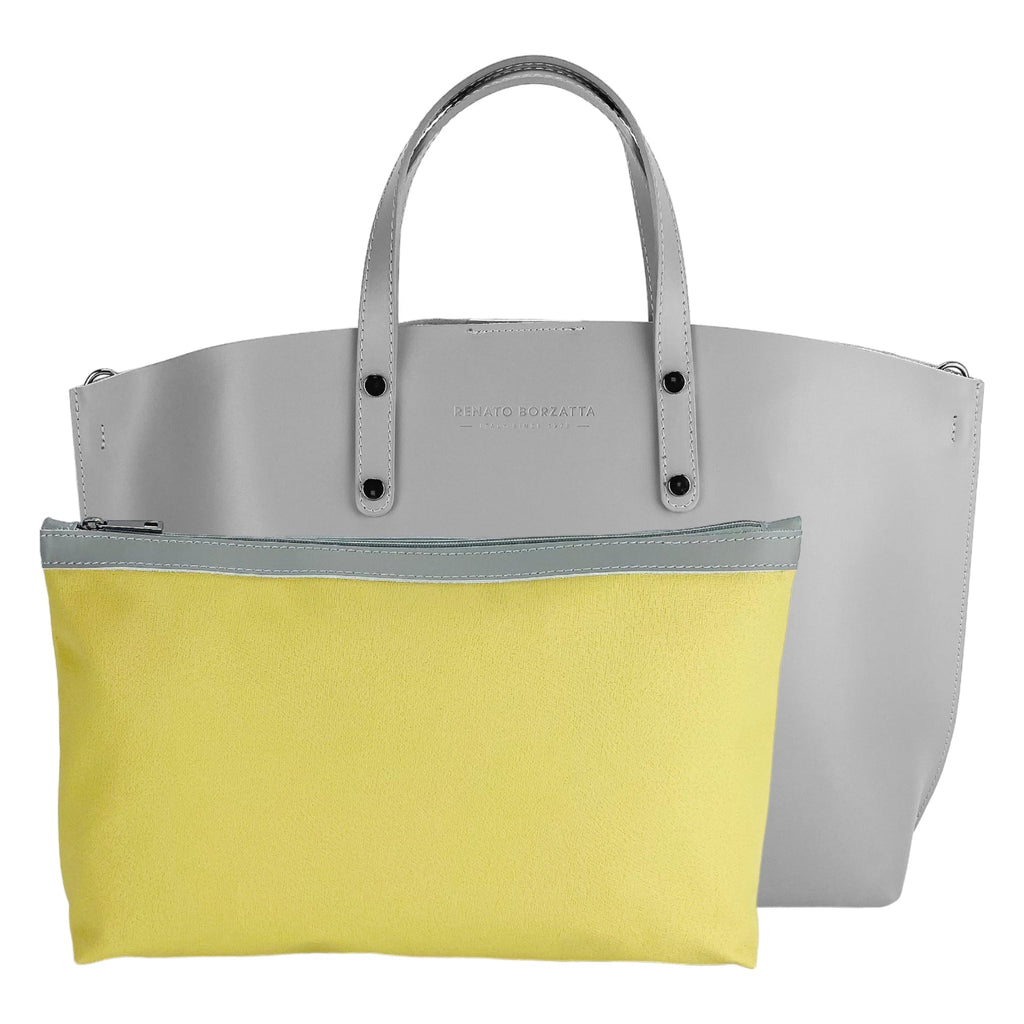 RB1024F  | Borsa Donna a Mano in Vera Pelle Made in Italy con tracolla
