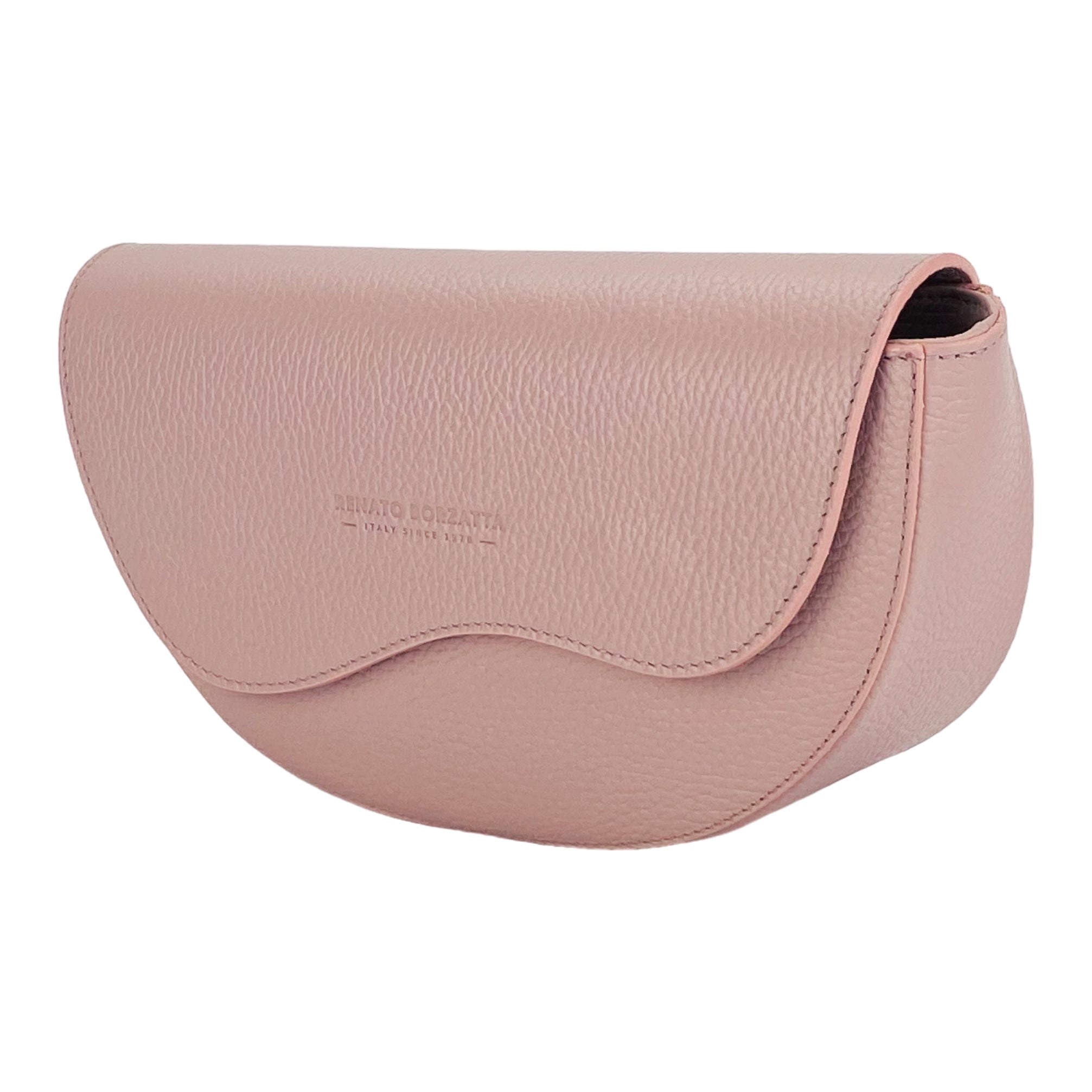 RB1027AZ  | Borsa Donna a Bandoliera stondata in Vera Pelle Made in