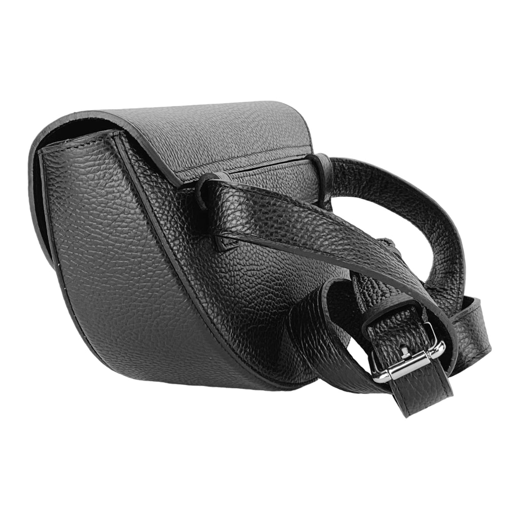 RB1027A  | Borsa Donna a Bandoliera stondata in Vera Pelle Made in