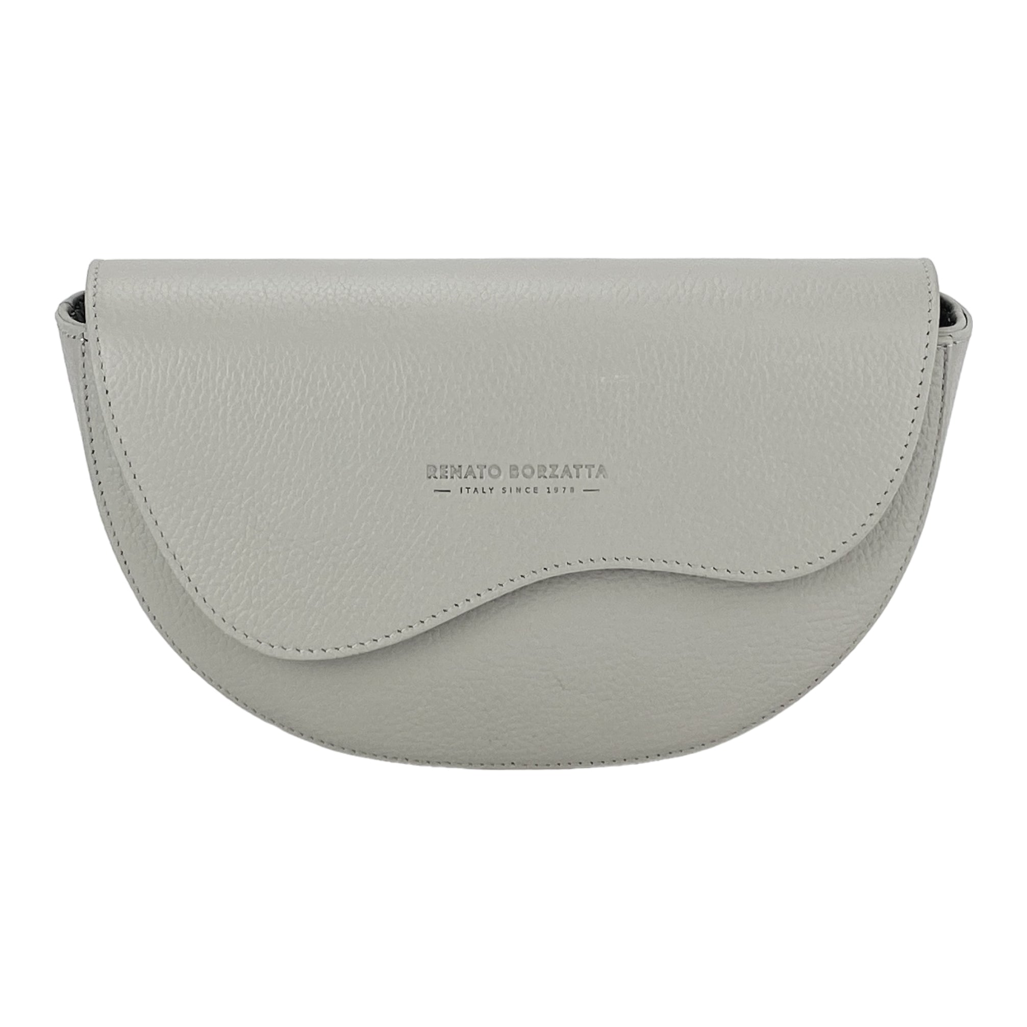 RB1027BO  | Borsa Donna a Bandoliera stondata in Vera Pelle Made in