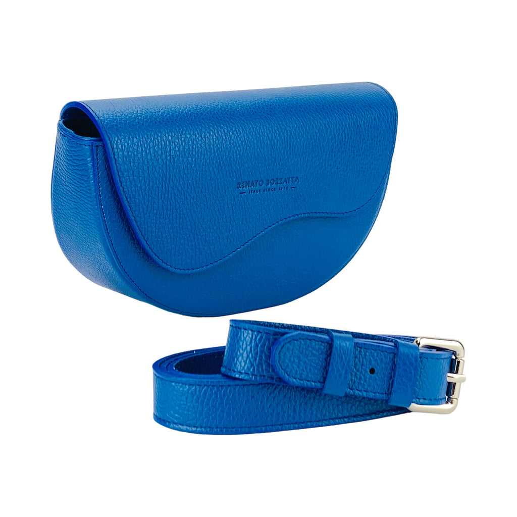 RB1027CH  | Borsa Donna a Bandoliera stondata in Vera Pelle Made in