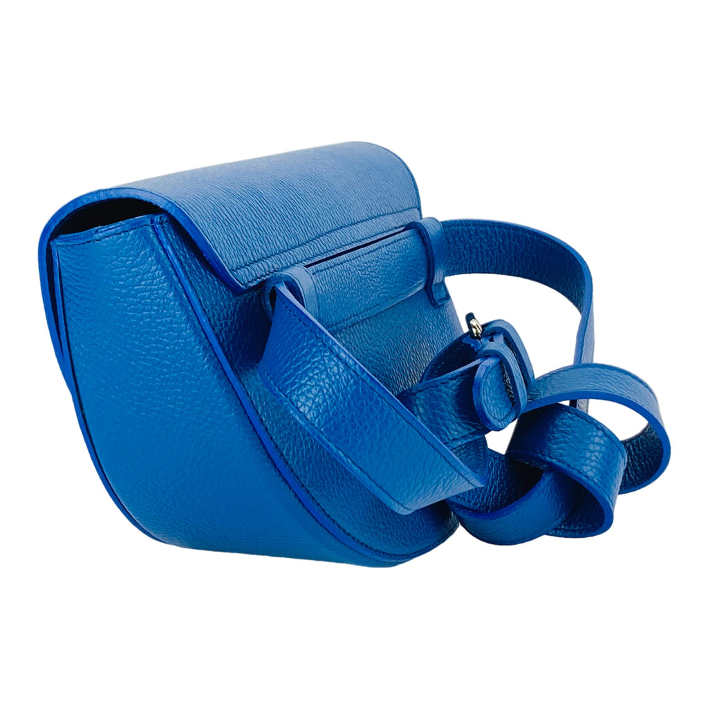 RB1027CH  | Borsa Donna a Bandoliera stondata in Vera Pelle Made in