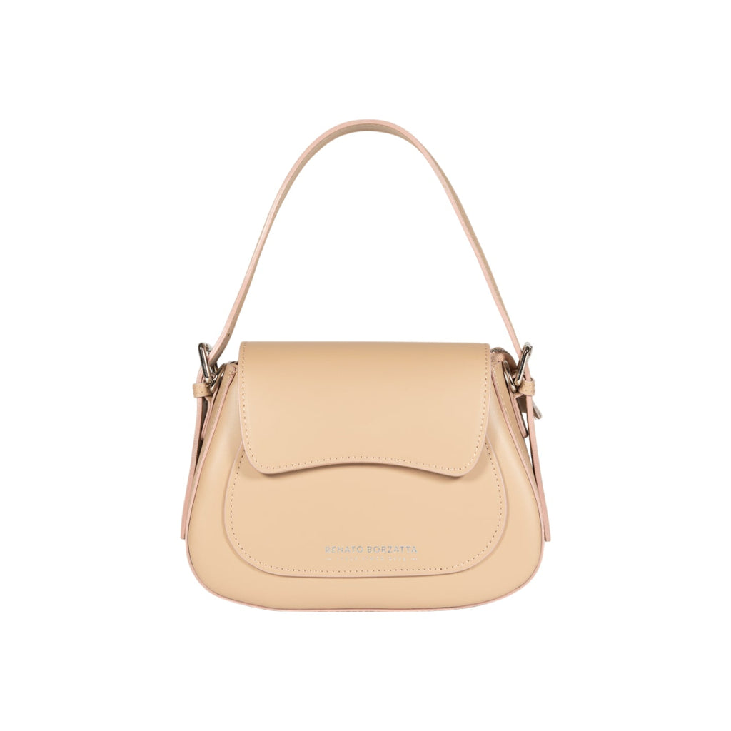 RB1030AM | Borsa Donna a Spalla EMMA con pattina in Vera Pelle Made in
