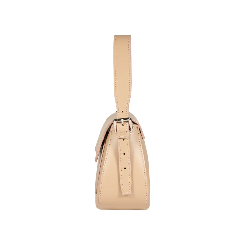 RB1030AM | Borsa Donna a Spalla EMMA con pattina in Vera Pelle Made in