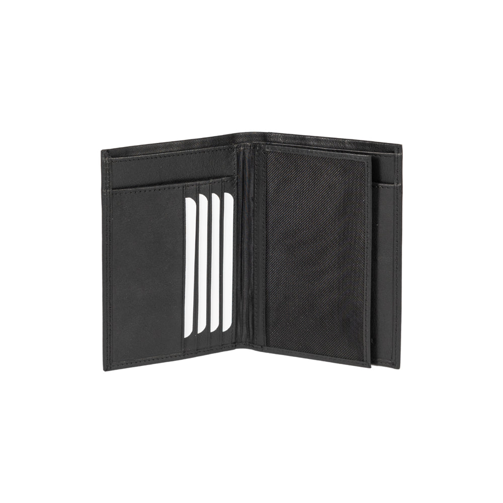 RB12016A | Porta Carte di Credito in Vera Pelle pieno fiore, con