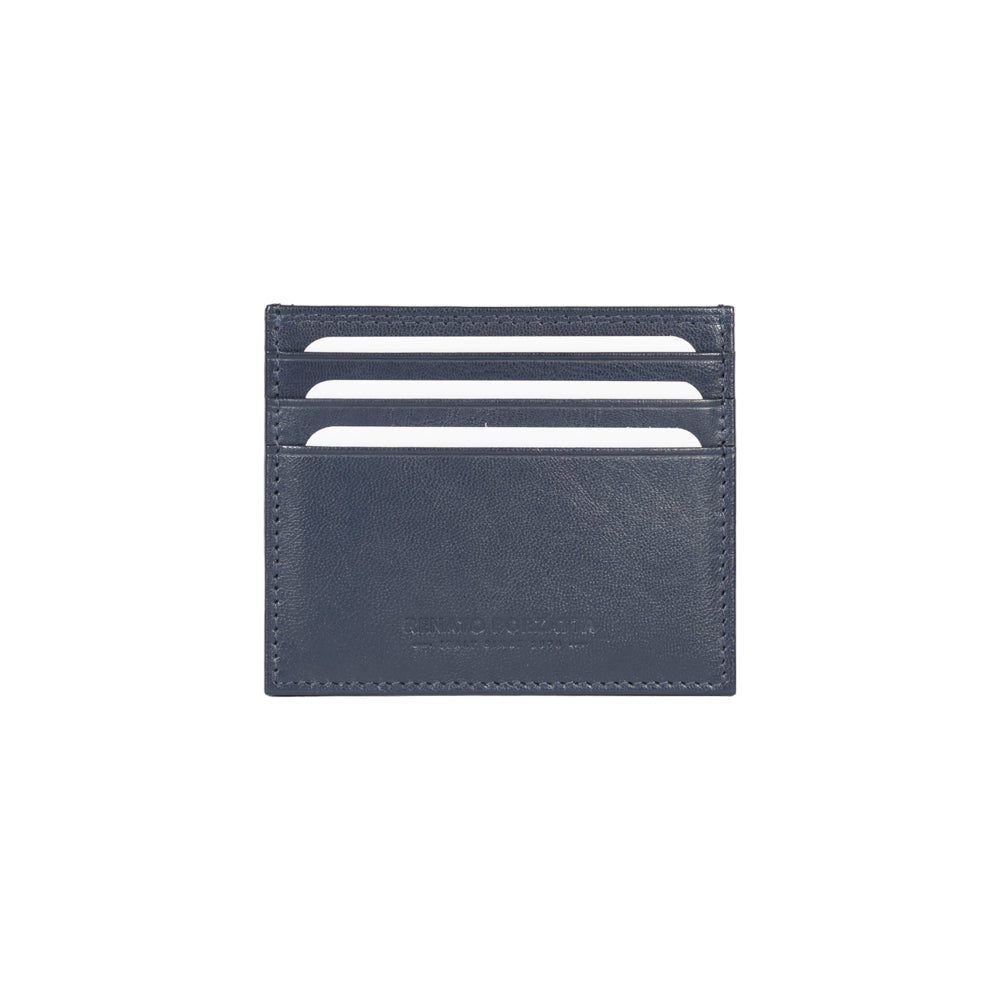 RB12016V | Porta Carte di Credito in Vera Pelle pieno fiore, con