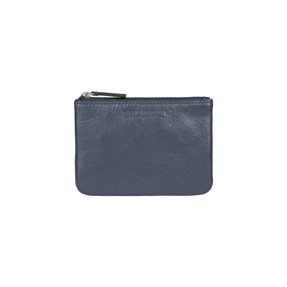 RB12032D | Bustina Portachiavi/Portamonete in Vera Pelle pieno fiore,