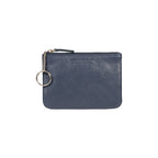 RB12032V | Bustina Portachiavi/Portamonete in Vera Pelle pieno fiore,